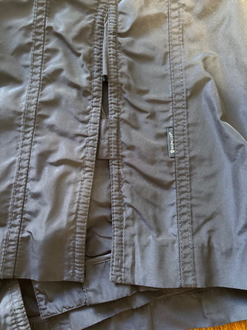 MONCLER モッズコート　ネイビー　美品　3