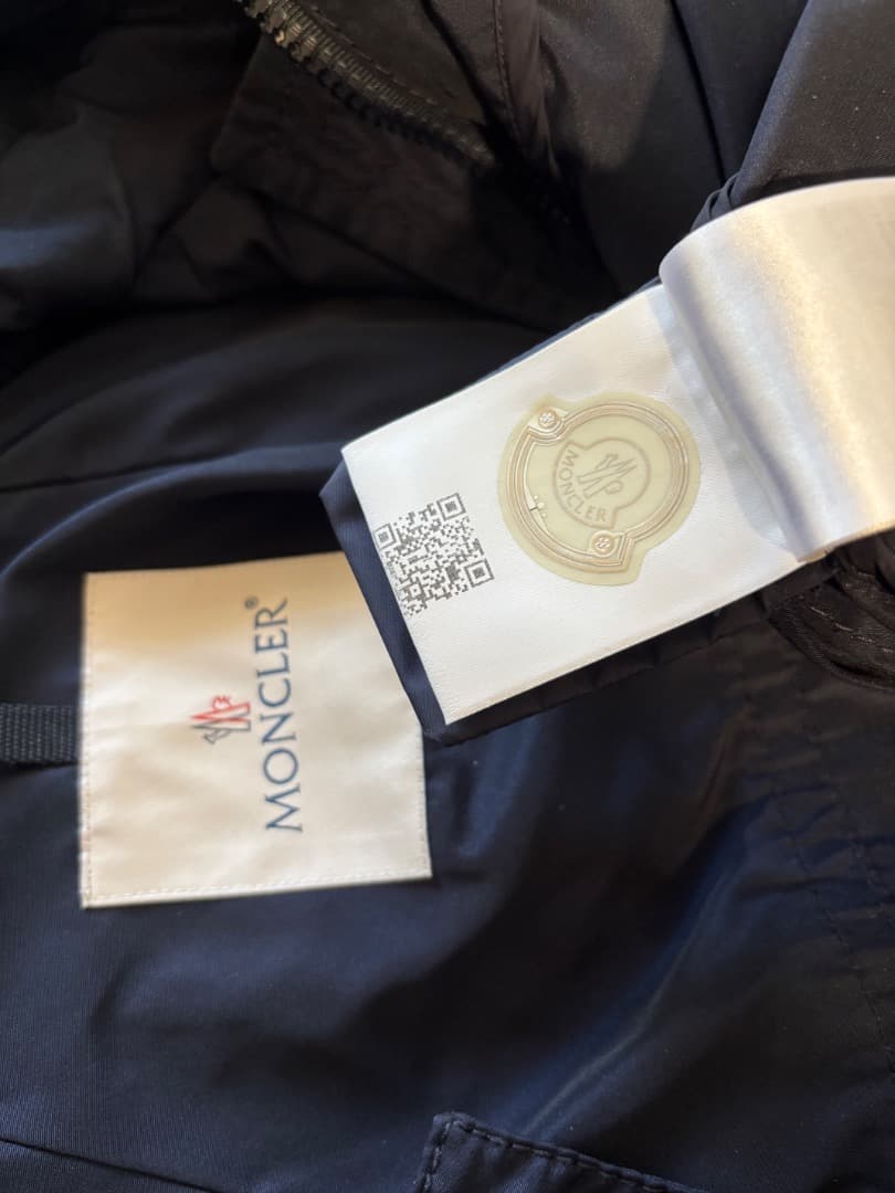 MONCLER モッズコート　ネイビー　美品　3