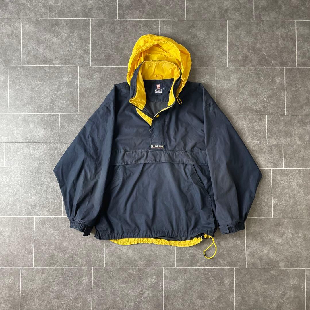 -00s y2k Chaps Ralph Lauren アノラックブルゾン 紺黄