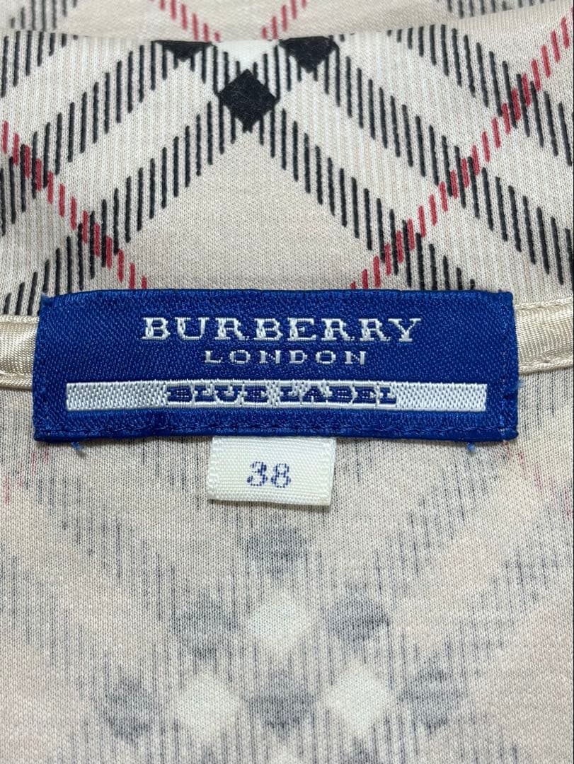 BURBERRY BLUELABEL ノバチェック 半袖　ポロシャツ