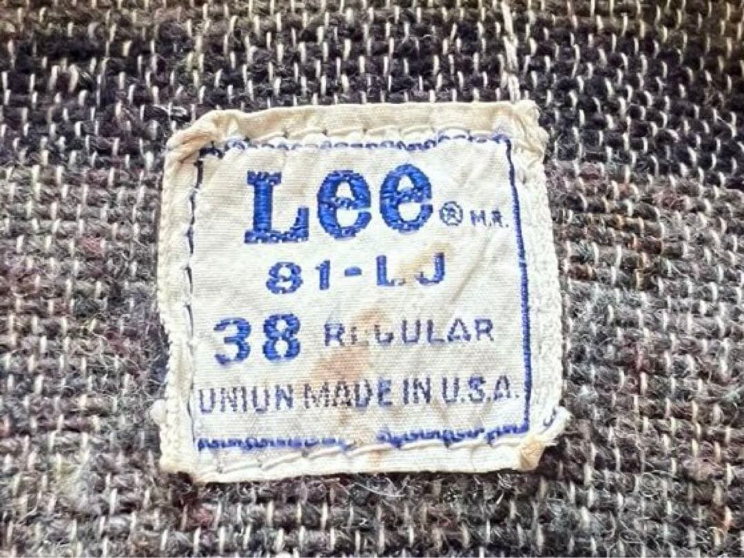 60S 70S ヴィンテージ古着　 Lee デニムカバーオール 81-LJ
