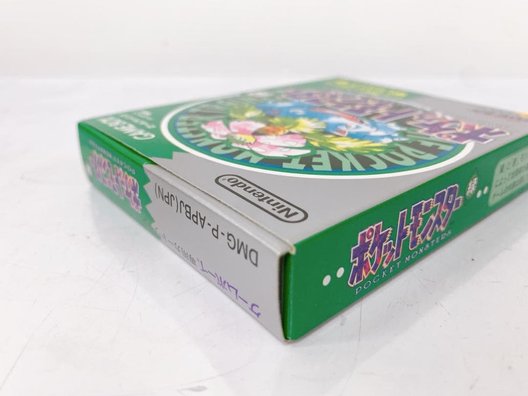 美品 ポケットモンスター 緑 ゲームボーイ 空箱