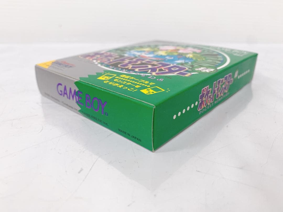 美品 ポケットモンスター 緑 ゲームボーイ 空箱