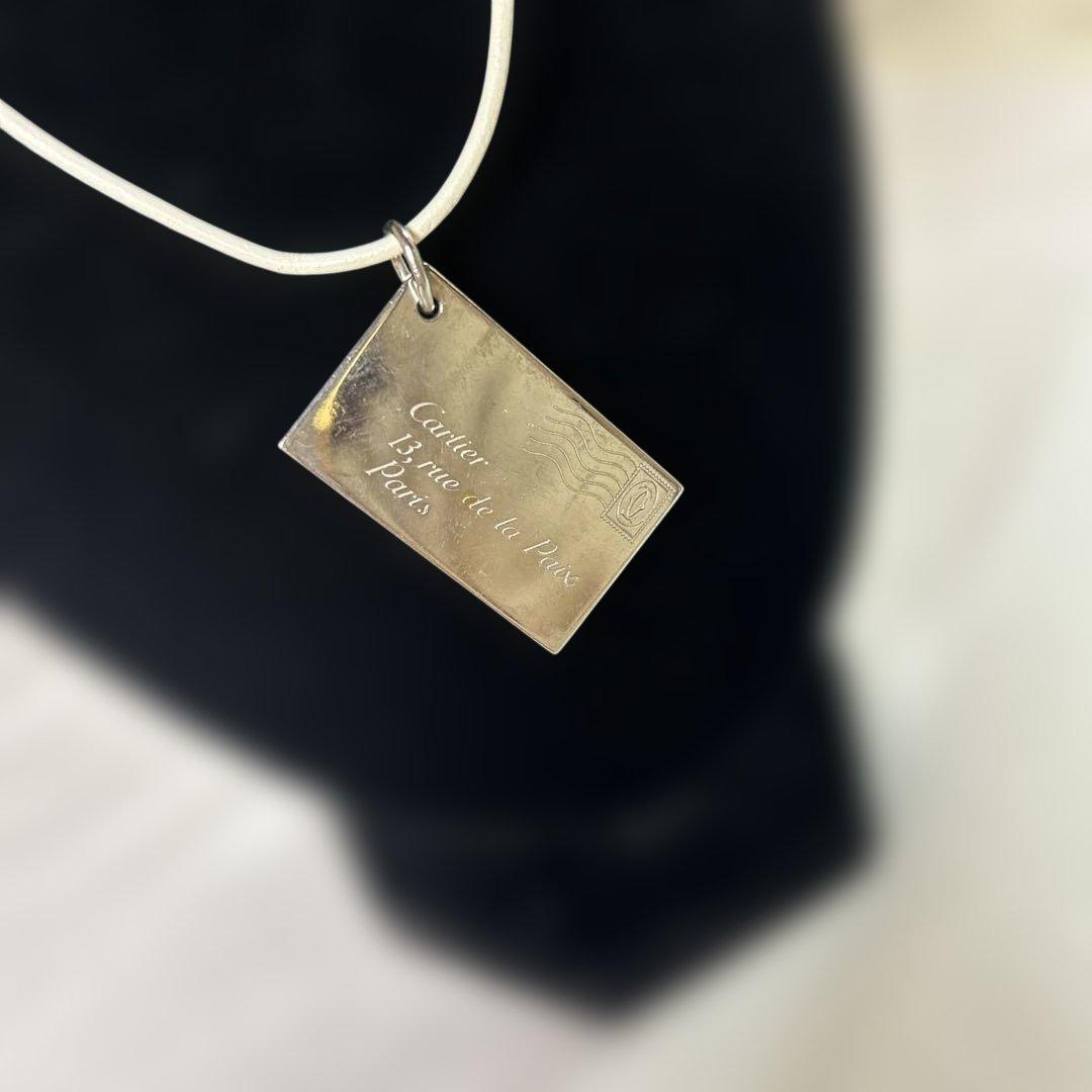 【mh/11.28/20】Cartier シルバー ネックレス
