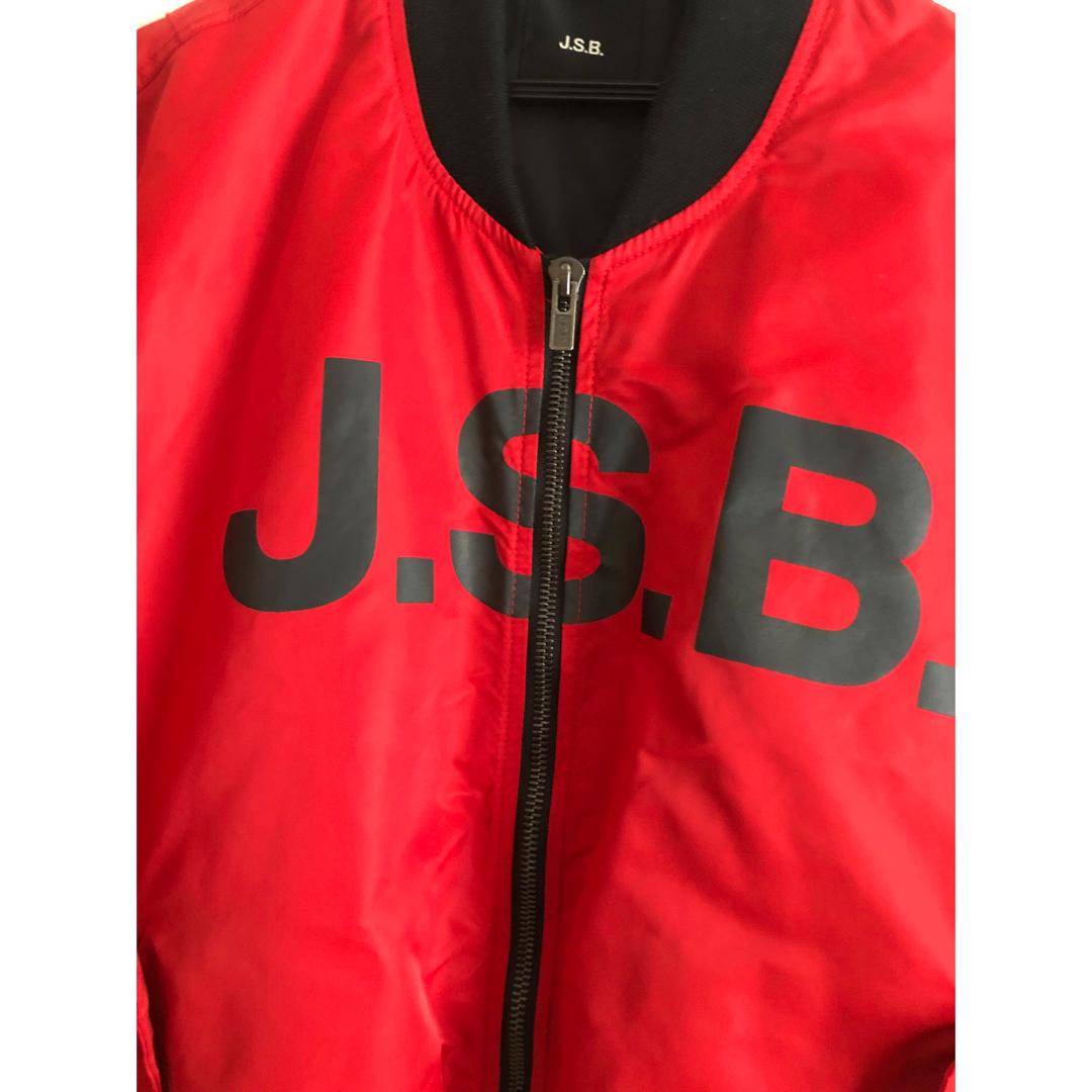 限定品 JSB×ALPHA MA-1METOROPOLIZ 登坂着ブルゾン赤