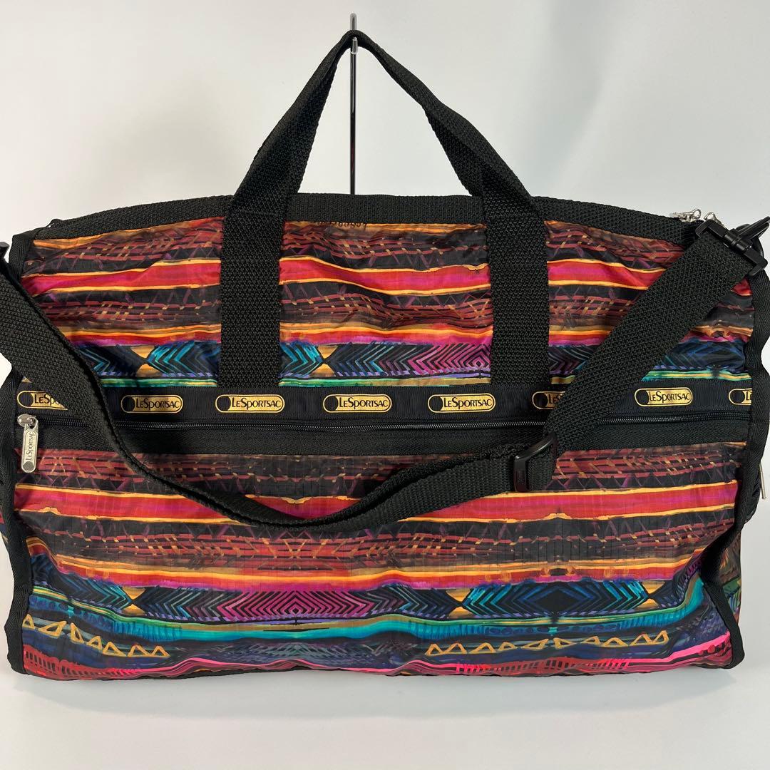 未使用級　LeSportsac ポーチ付き　2way ボストンバッグ