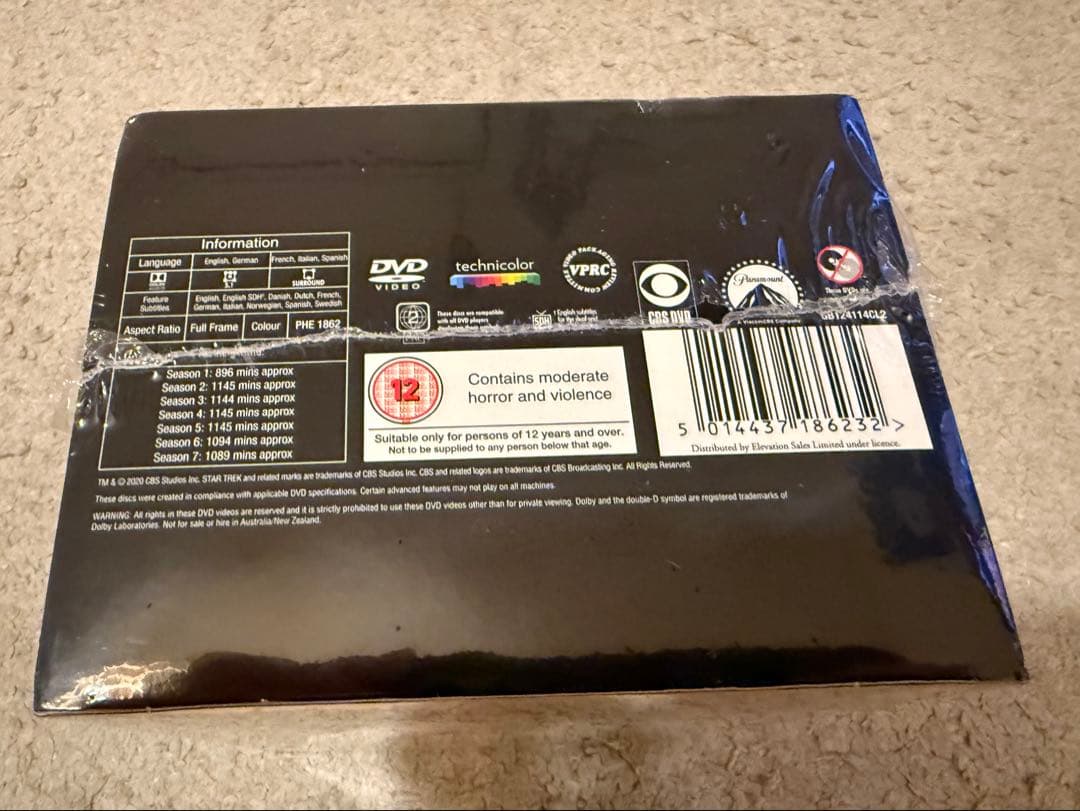 スタートレック ヴォイジャー　全シーズン　新品　英国版