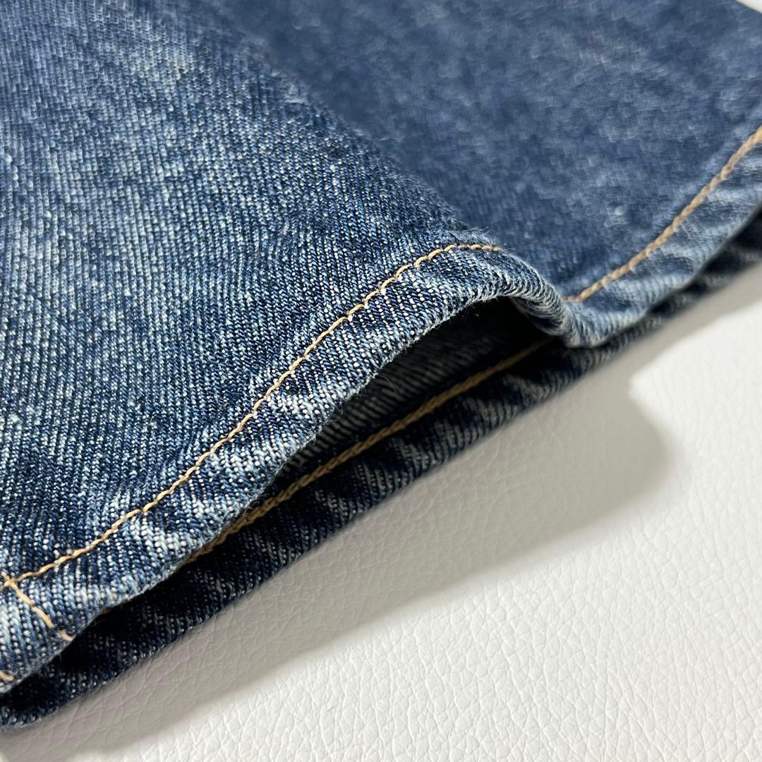 3358【美品】オーラリー　ハードツイストデニム　ストレートデニム インディゴ