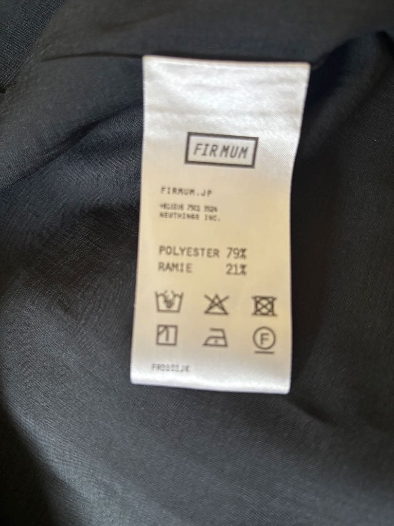 FIRMUMLE_FR0101JK | FWPSJK フィルマム 2025SS