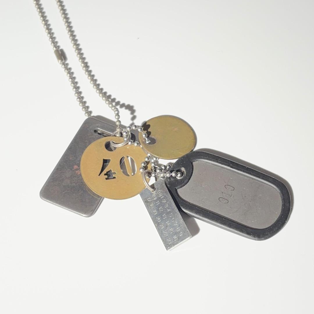 Martin Margiela 0 10 アーティザナル ドックタグネックレス