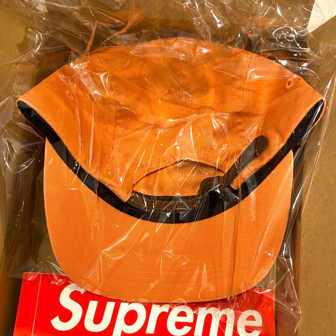 新品 Supreme Washed Chino Twill Camp Cap 橙