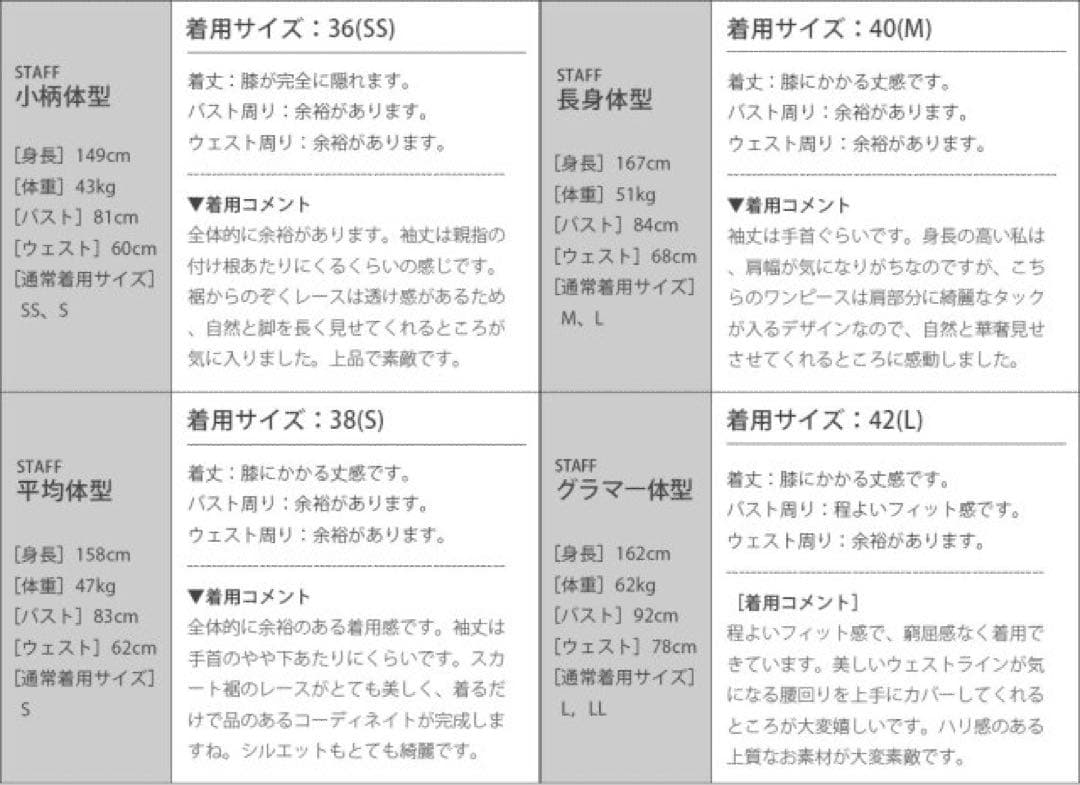 【新品】レジーナリスレ　ワンピース　七分袖 40サイズ　Mサイズ　ネイビー014