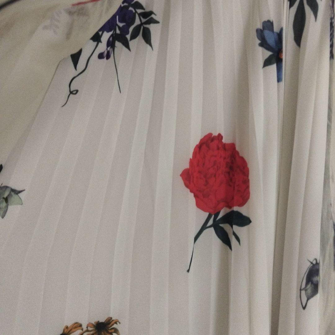 Ameri　AMANDA SHEER PLEATS SKIRT