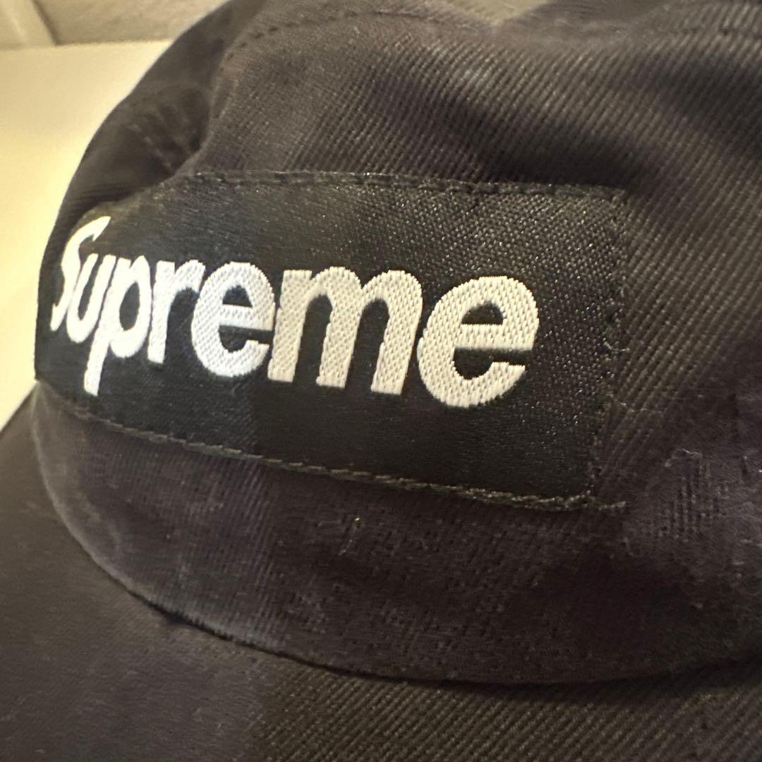 シュプリーム　supreme キャンプキャップ　FW24Ｈ７ ブラック