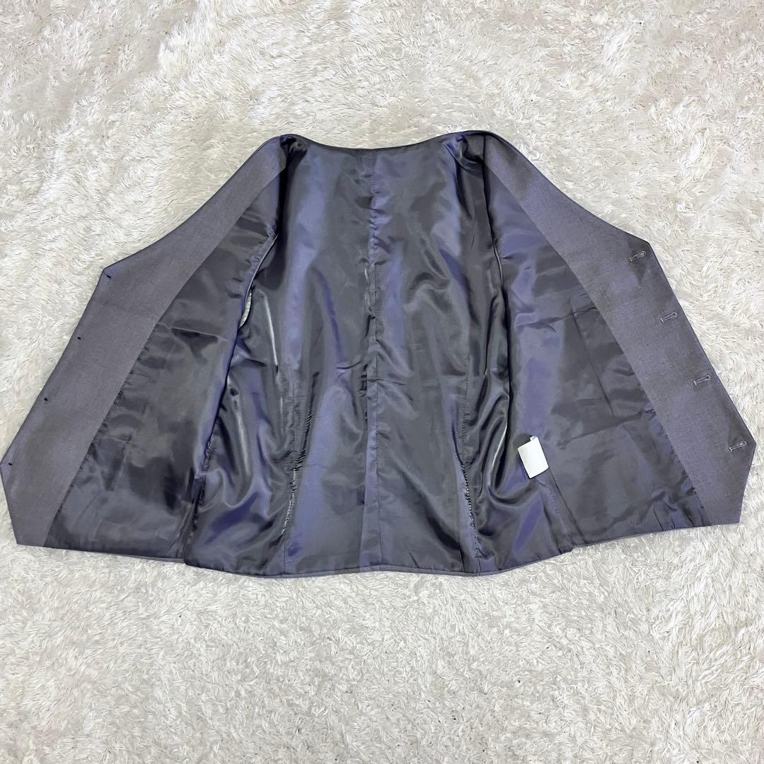 極美品 スリーピースセットアップスーツ ＋ドレスシャツ 4点セット 結婚式 式典