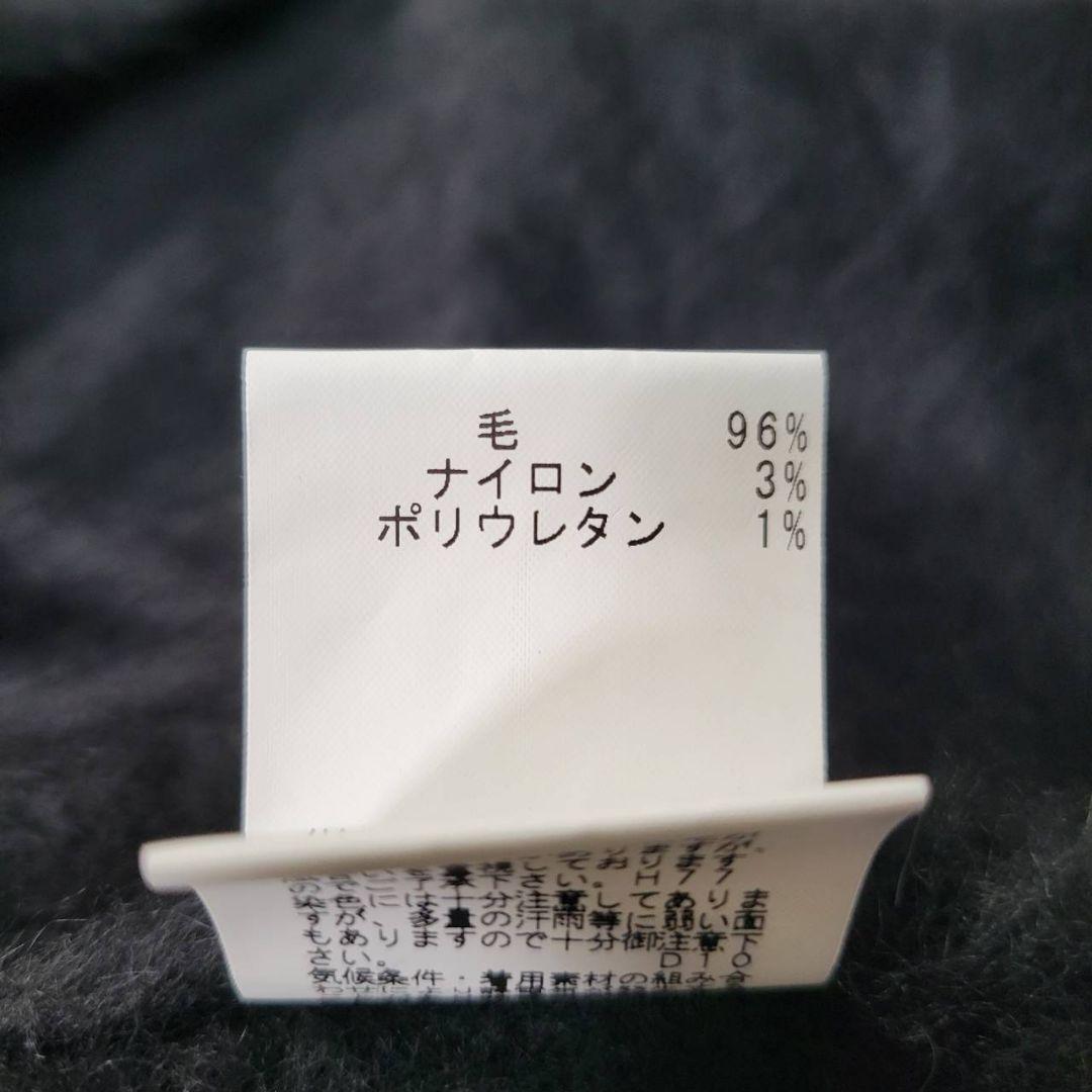 美品☆ビーティングハート　ロングコード　フード　ウール混　シャギー　ふわふわ