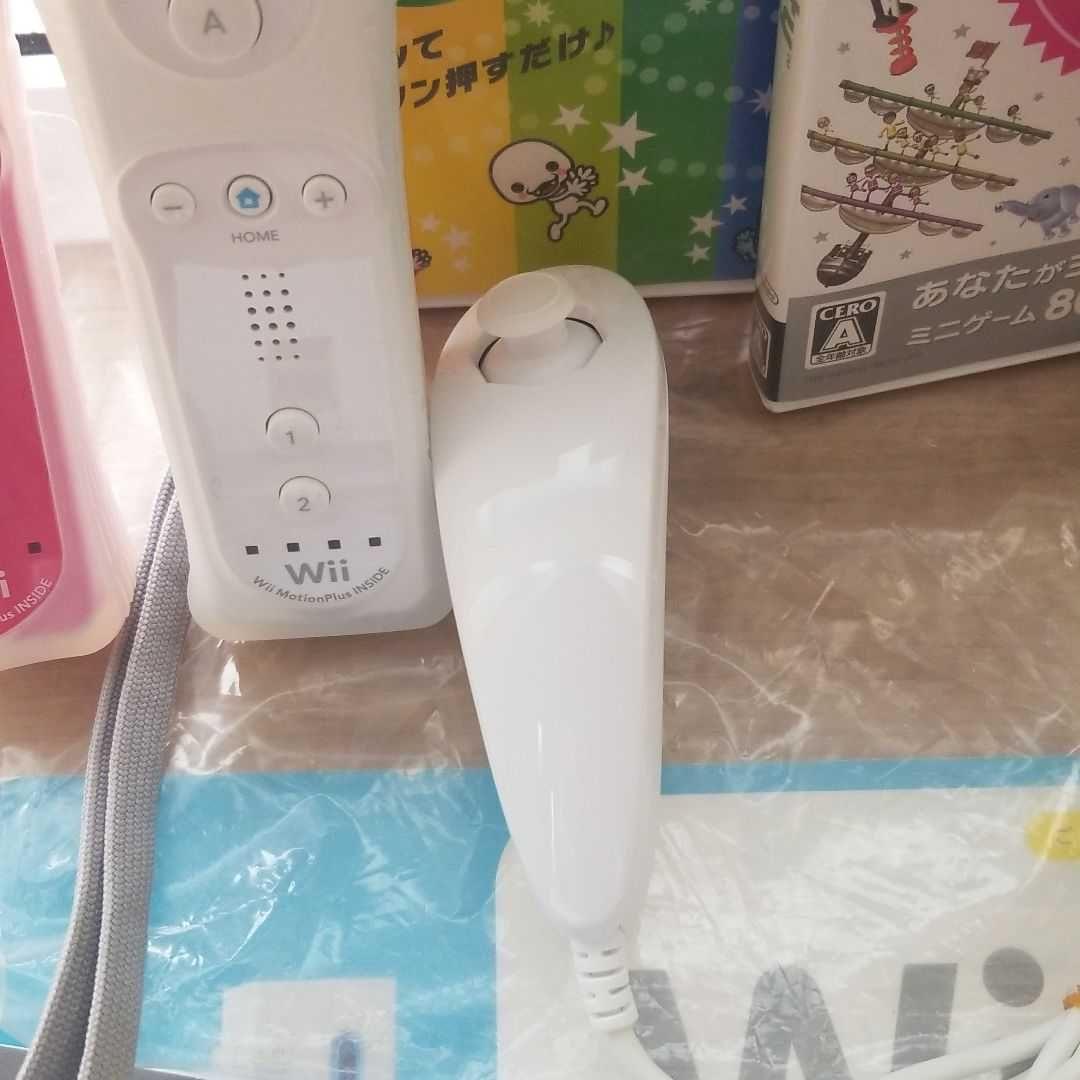 Wii 本体とソフト2点つき 説明書有
