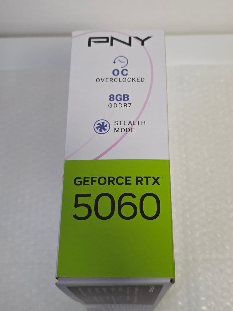 新品未開封 PNY GeForce RTX 5060 8GB 3年保証期間残有
