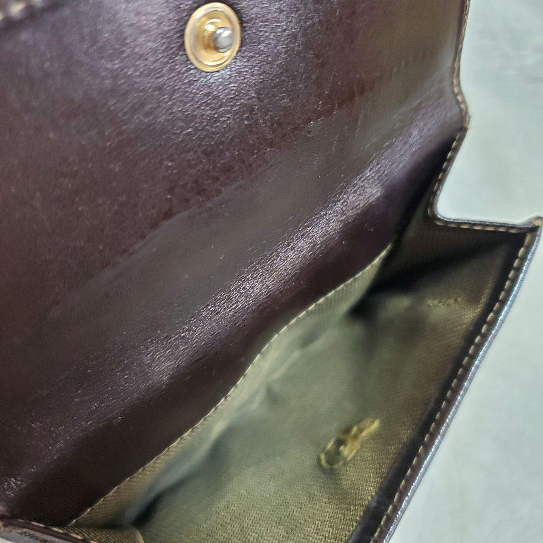 FENDI　フェンディ　二つ折り財布　財布　ズッカ柄　ブラウン