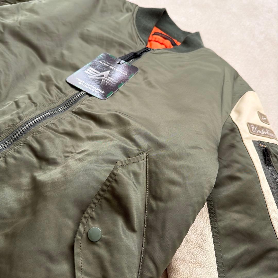 初期 UNDERCOVER FRAGMENT MA-1ジャケット 藤原ヒロシ着用