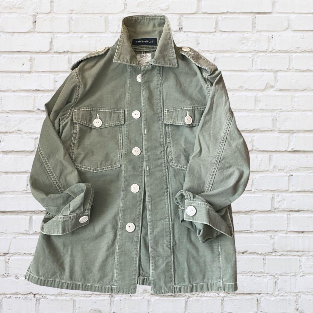 ⭐️美品✨MADISONBLUE バックサテン ワークジャケットSIZE 00