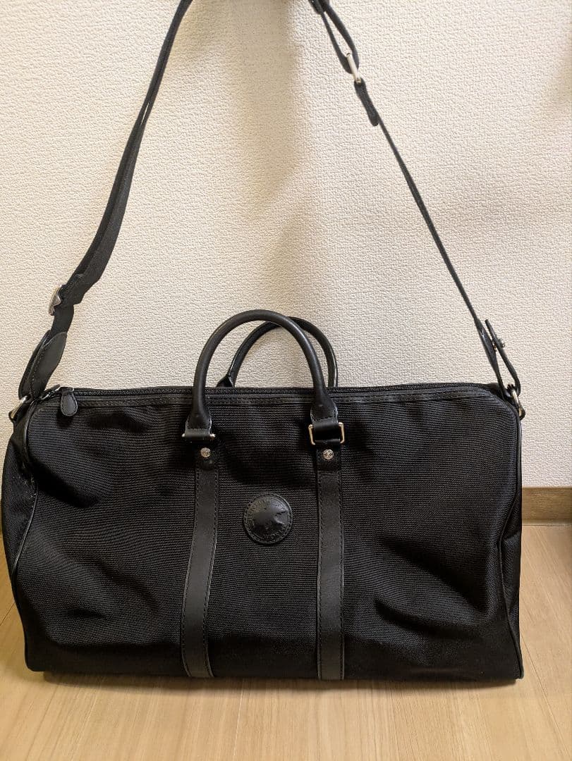 NSD【数回使用】ハンティングワールドベンツ コラボ ボストンバッグ 黒