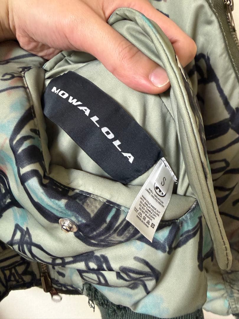 ジャケット・アウター mowalola graffiti bomber jacket 25aw