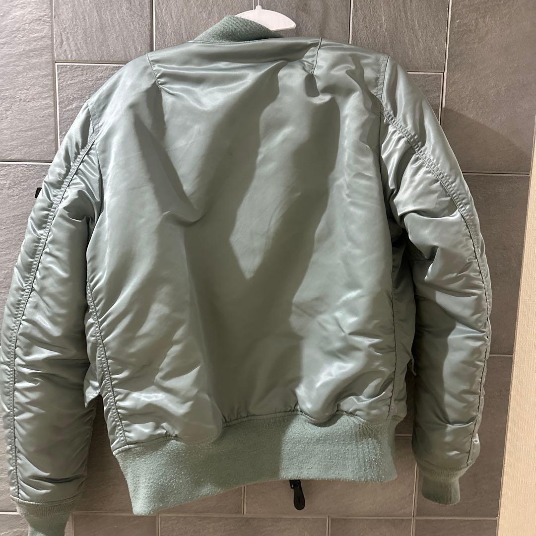 7*a様 ALPHA INDUSTRIES MA-1 ジャケット Lサイズ シル