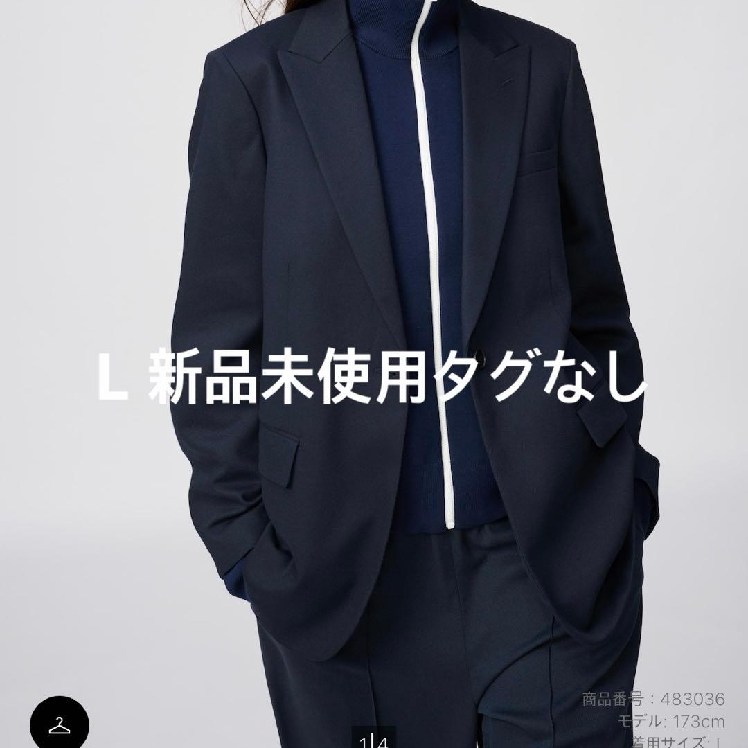 【新品未使用】ユニクロ　UNIQLO C テーラードジャケット　ネイビー
