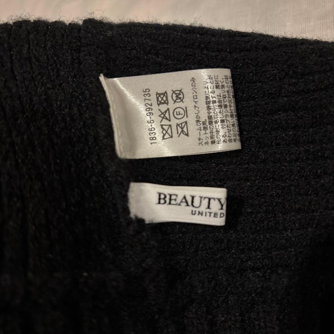 BEAUTY&YOUTH ニット フード マフラー　新品未使用
