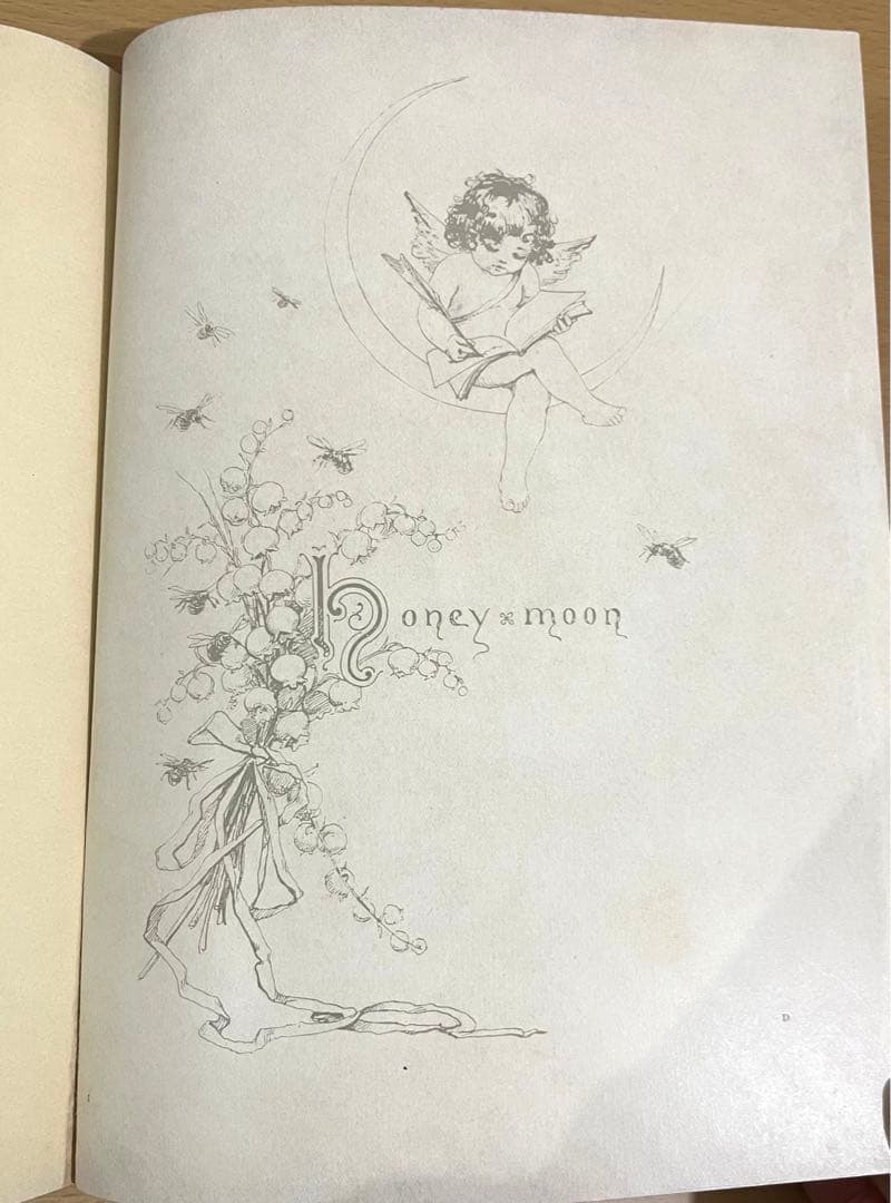 No.288 アンティーク　古書　洋書　ウィディングブック　ビクトリアン 詩集