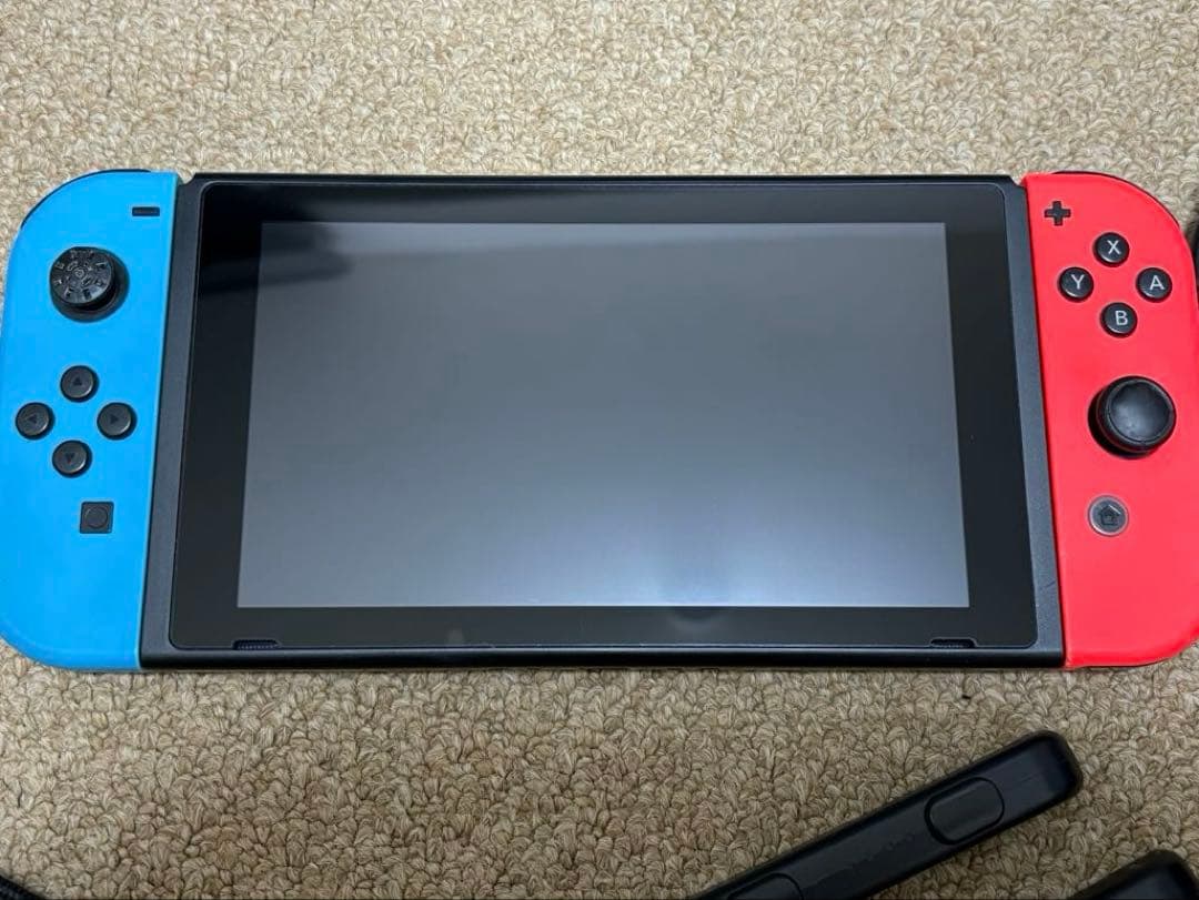 Nintendo Switch 赤/青 本体＋付属品　ジャンク品