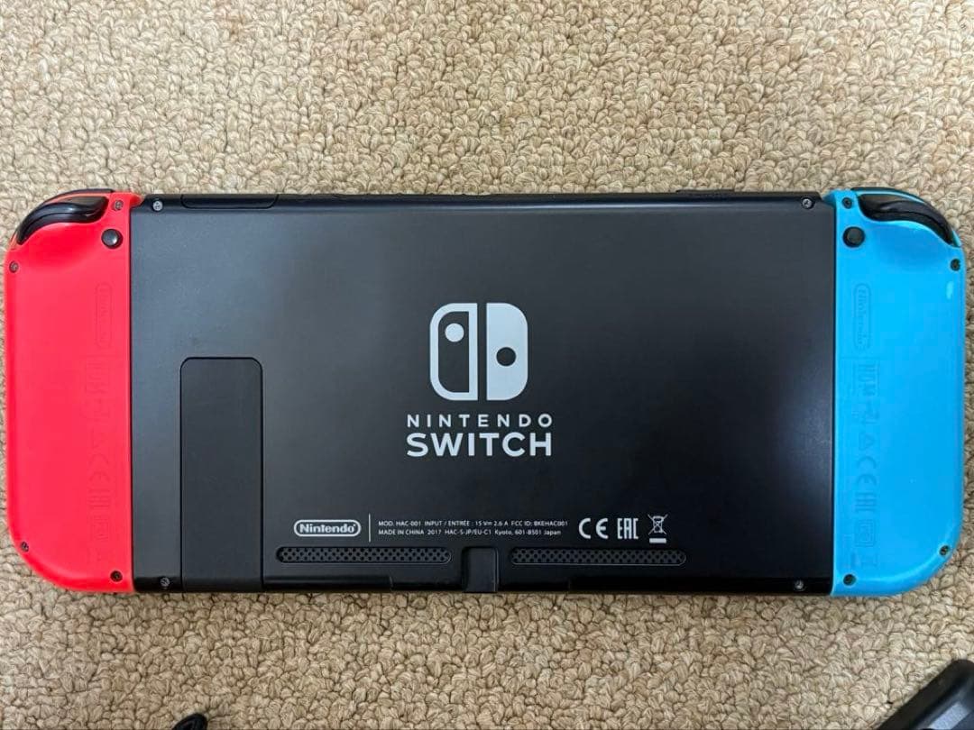 Nintendo Switch 赤/青 本体＋付属品　ジャンク品