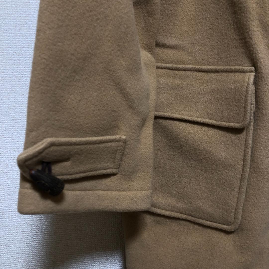 【美品】LANDS' END ダッフルコート ウール100% L キャメル
