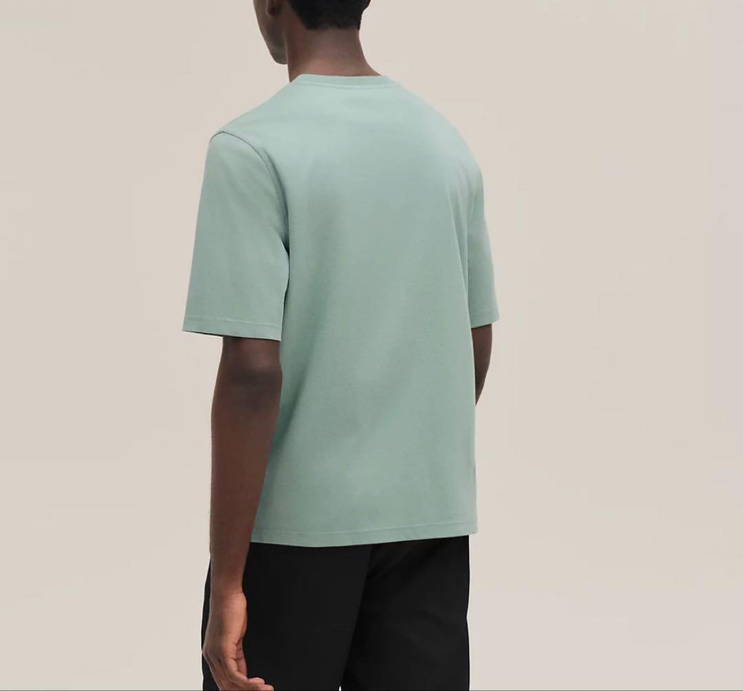 エルメス　Tシャツ　シュヴァル　レザーディテール　新品未使用
