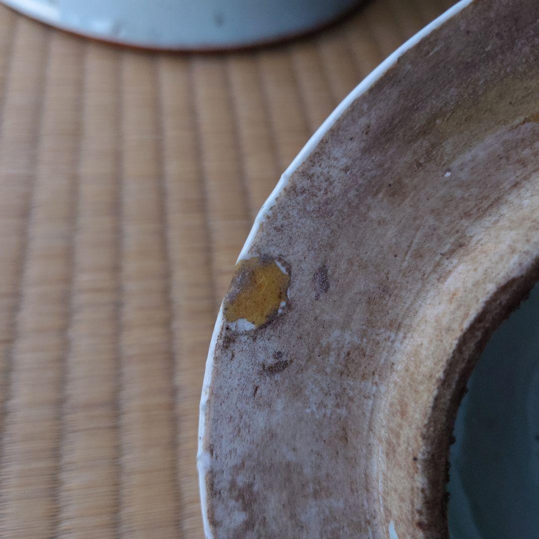 中国 陶器製の壺 蓋付き 箱アリ
