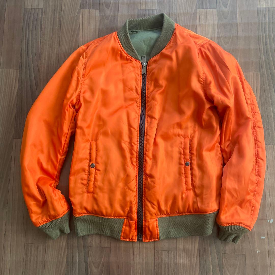 美品　アヴィレックス　ma-1 35周年　XL グリーン