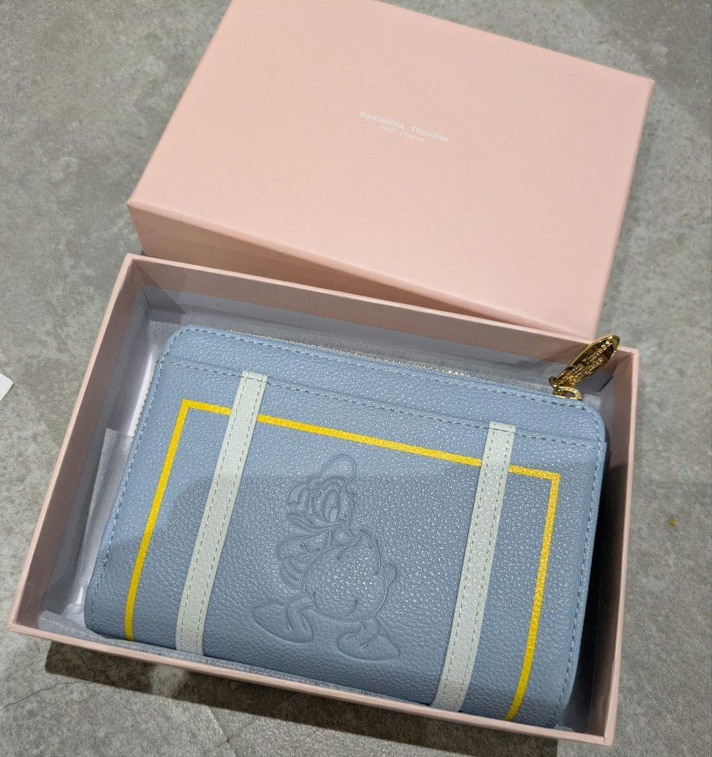 サマンサタバサ ドナルドダック　折財布　牛革 希少 完売品 新品