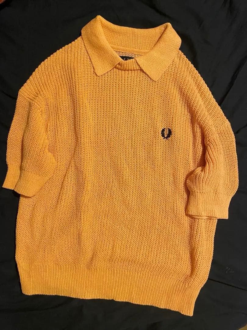 fred perry Paper Knitted Shirt ポロシャツ