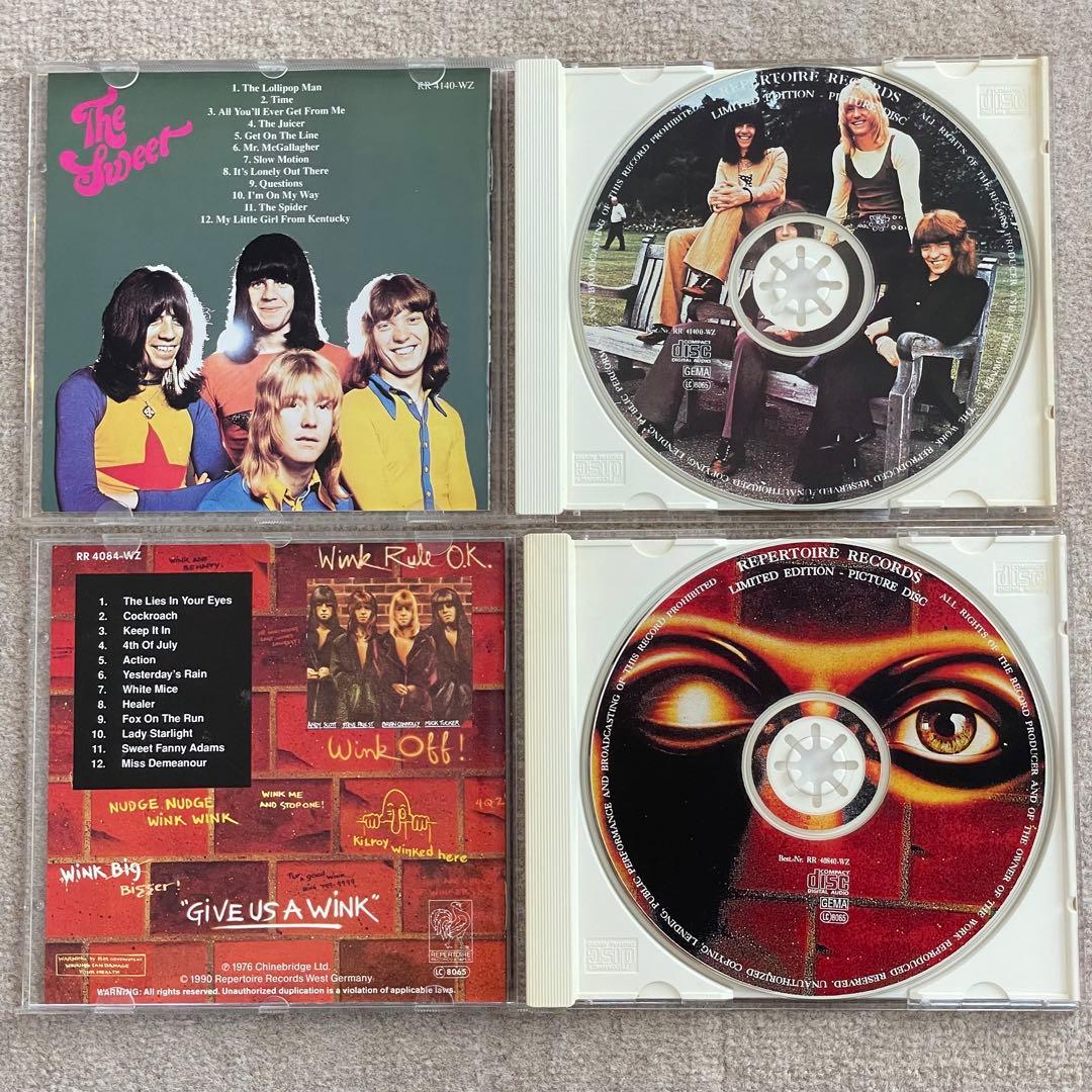 【鬼レア・全世界1000セット限定】THE SWEET/ ピクチャーCD 4枚組