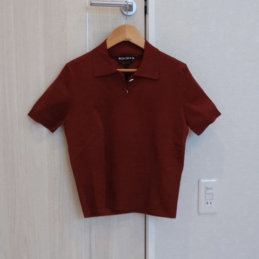 最終値下げ【新品】ROCHAS　ニットポロ