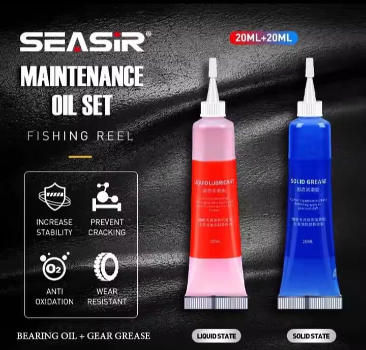216g 8kg Seasir プロスペック スピニングリール オイル・グリス