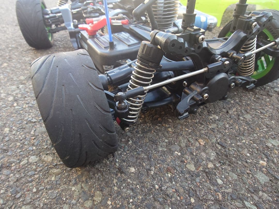 1/10タミヤ4WDエンジンバギー即走行可