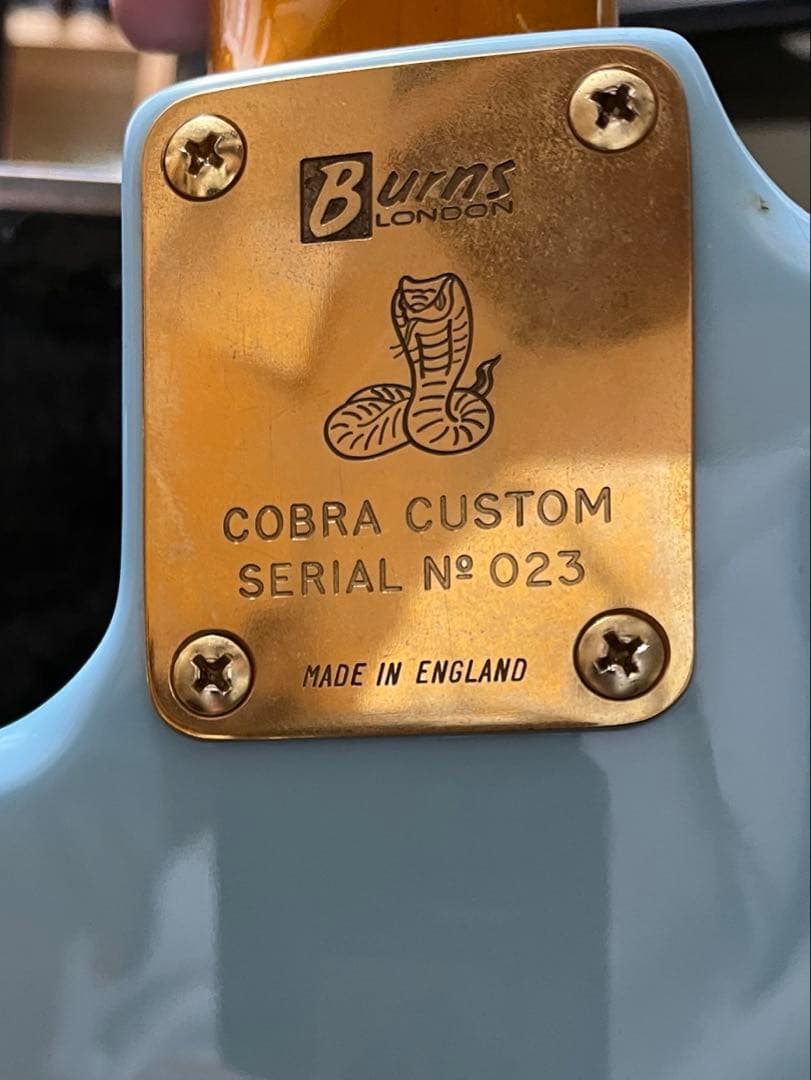 Burns London Cobra Custom 英国製 証明書付