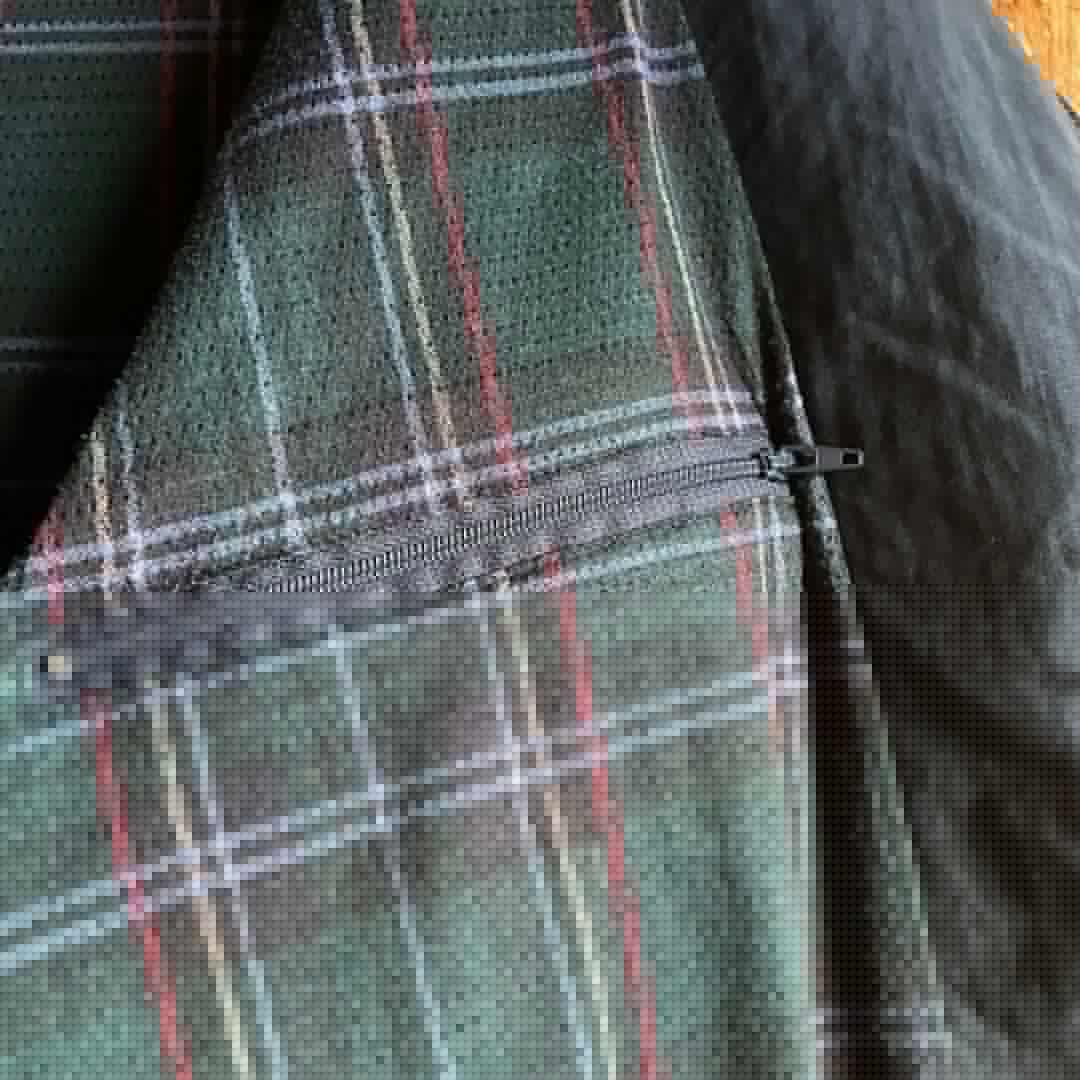 90s OLD L.L.Bean ハリントンジャケット 裏地チェック ネイビー