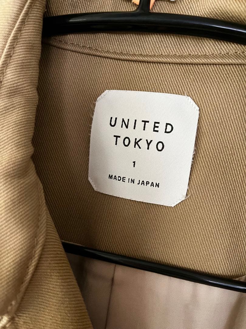 UNITED TOKYO トレンチコート プリーツ アウター