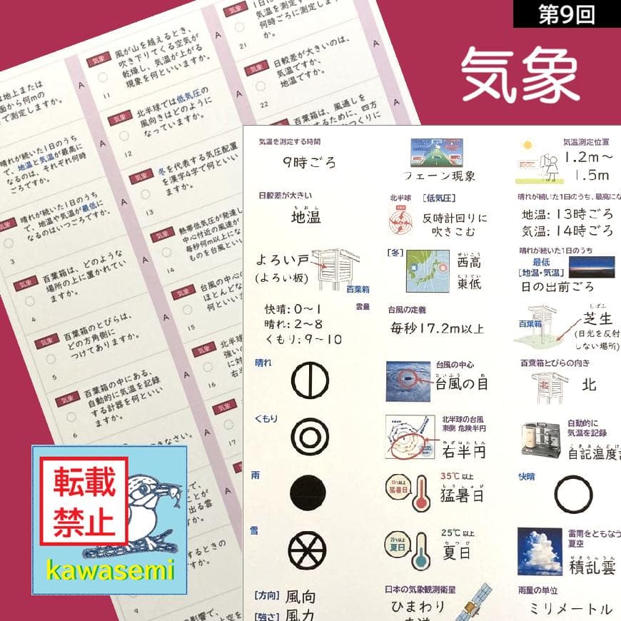 カット済☆最新版【中学受験】理科の基本事項 暗記カード フルセット 早稲アカa