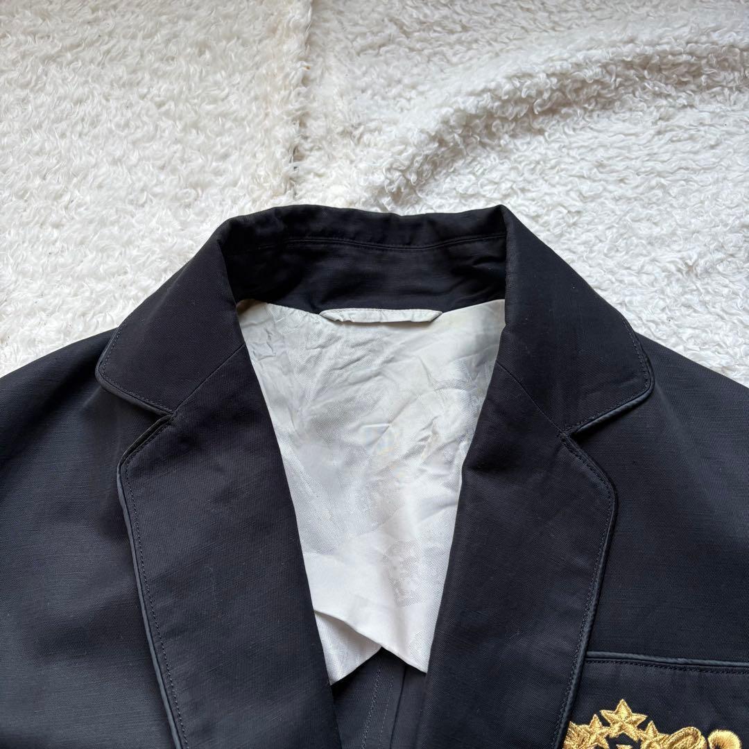 ヴィヴィアンウエストウッド 黒 ジャケット ブレザー 金ボタン オーヴ 刺繍