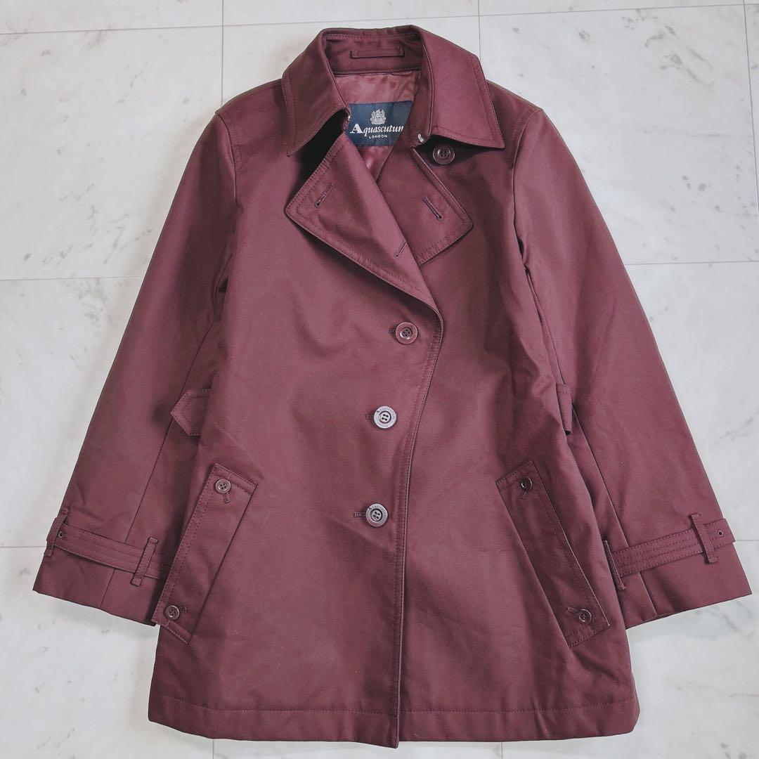 Aquascutum アクアスキュータム トレンチコート ショート