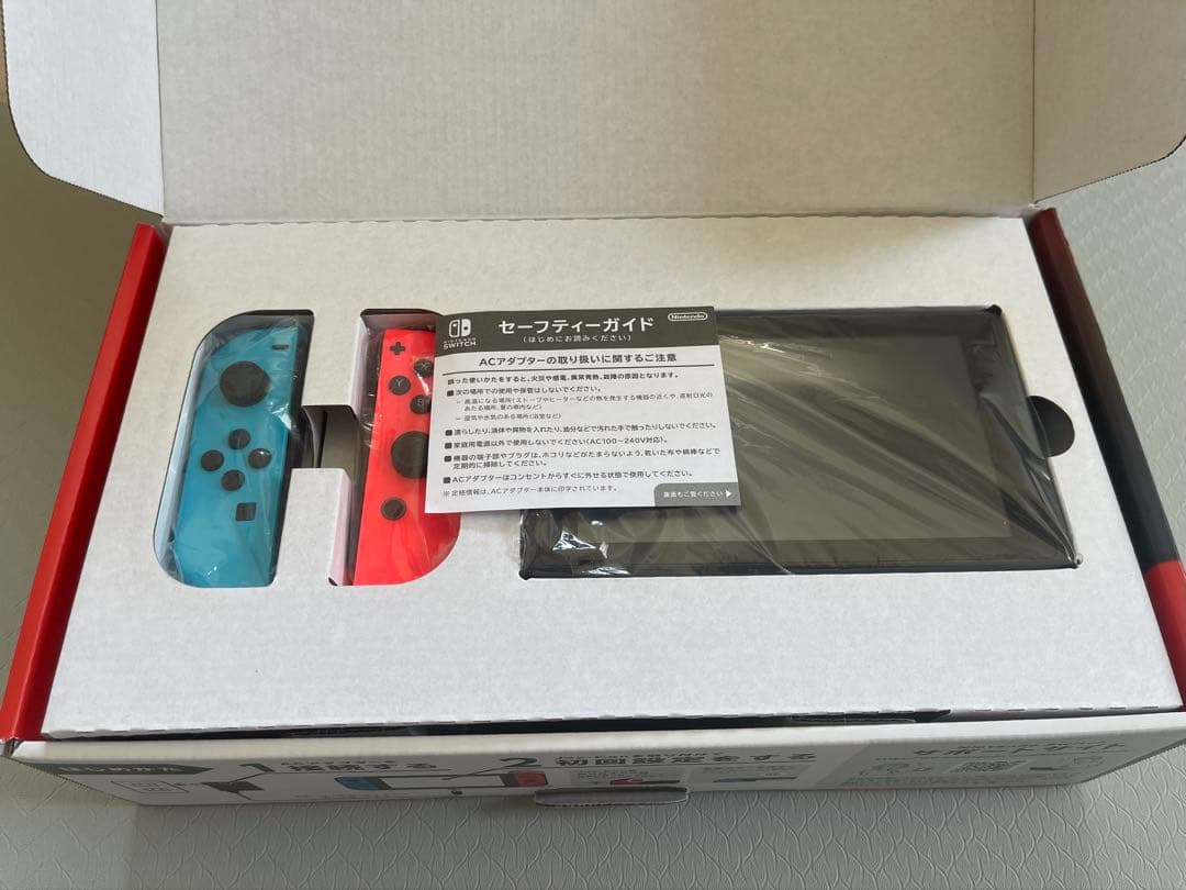 Nintendo Switch 本体 青赤 Joy-con付き バッテリー強化版
